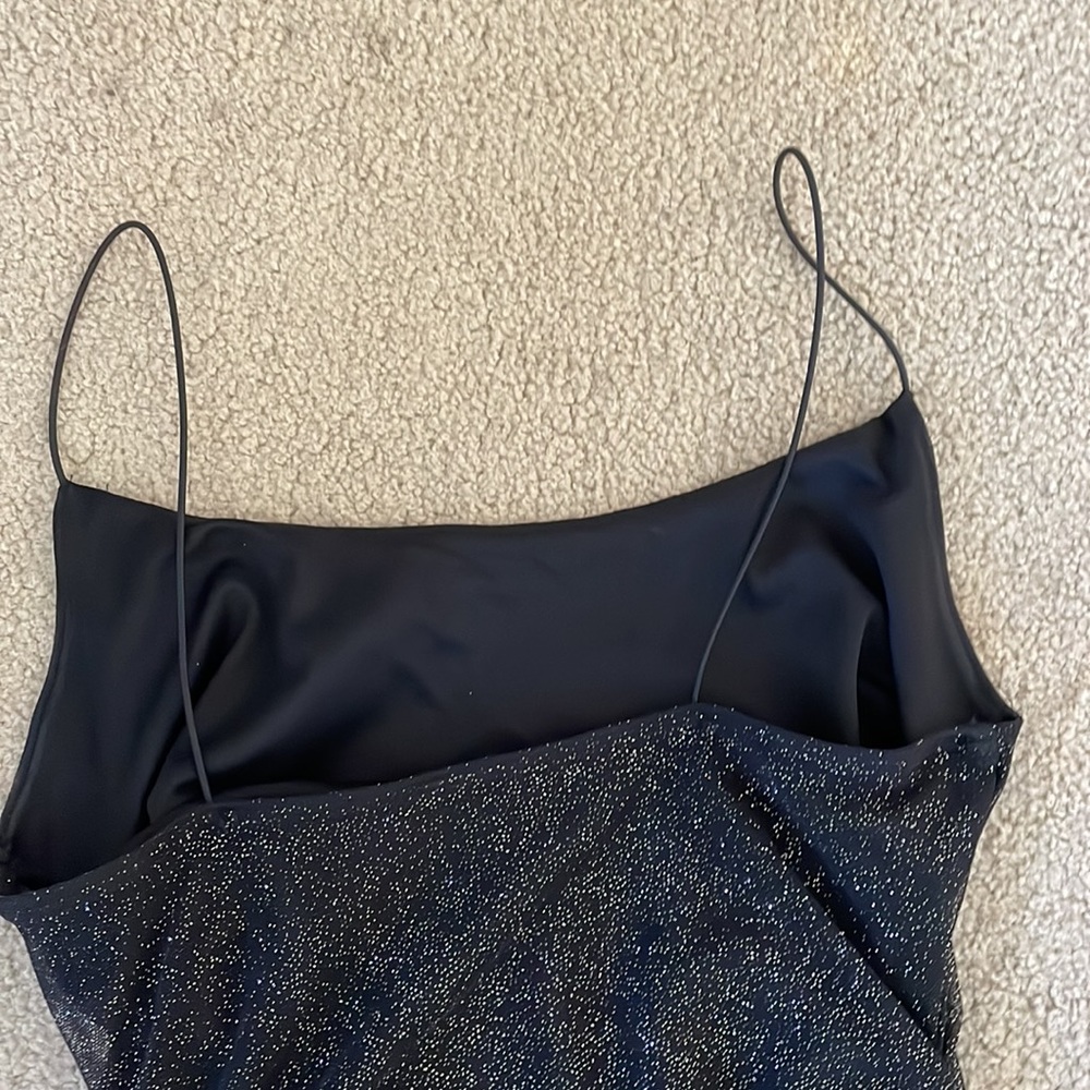 Black homecoming dress. only worn once. - Picture 3 of 3